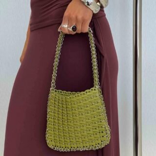 Aqrabi Hollywood Boulevard Mini Metal Shoulder Bag